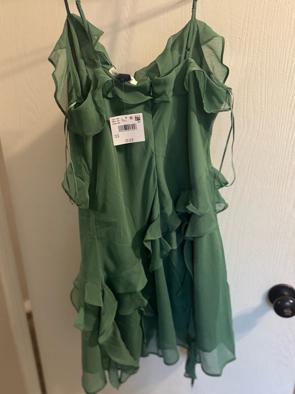 AE Asymmetrical Ruffle Mini Dress - Picture 4 of 5